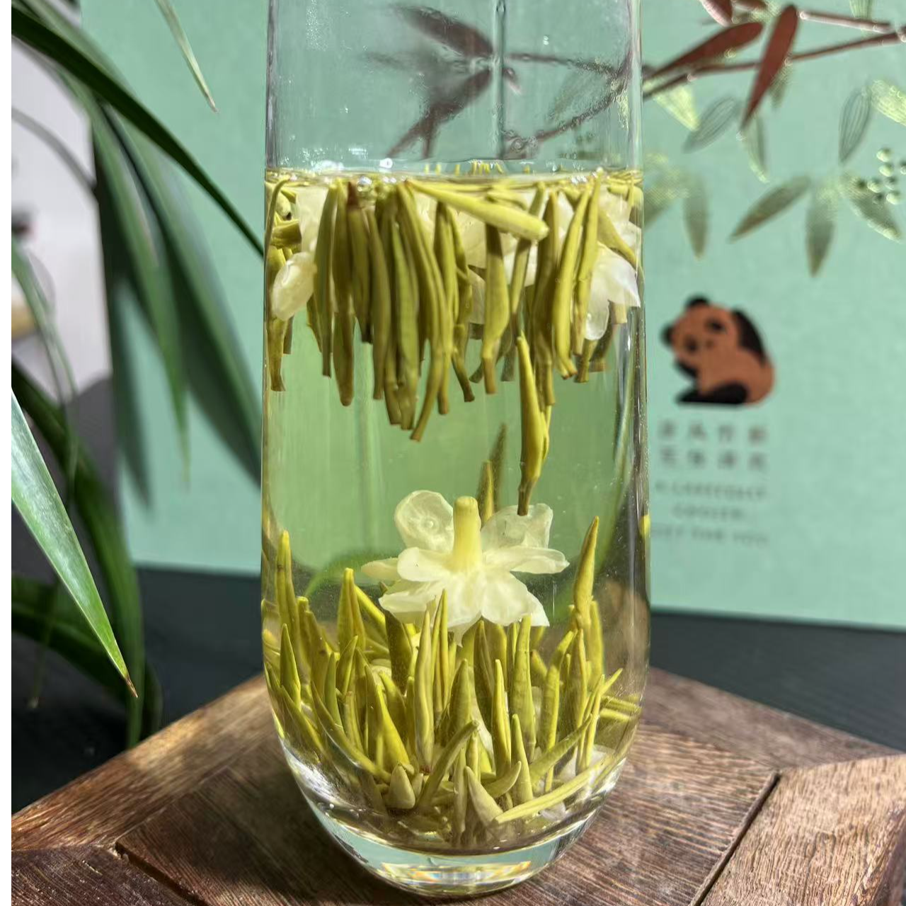 四川蒙顶山八窨一炒早春头采茉莉银针王茉莉花茶