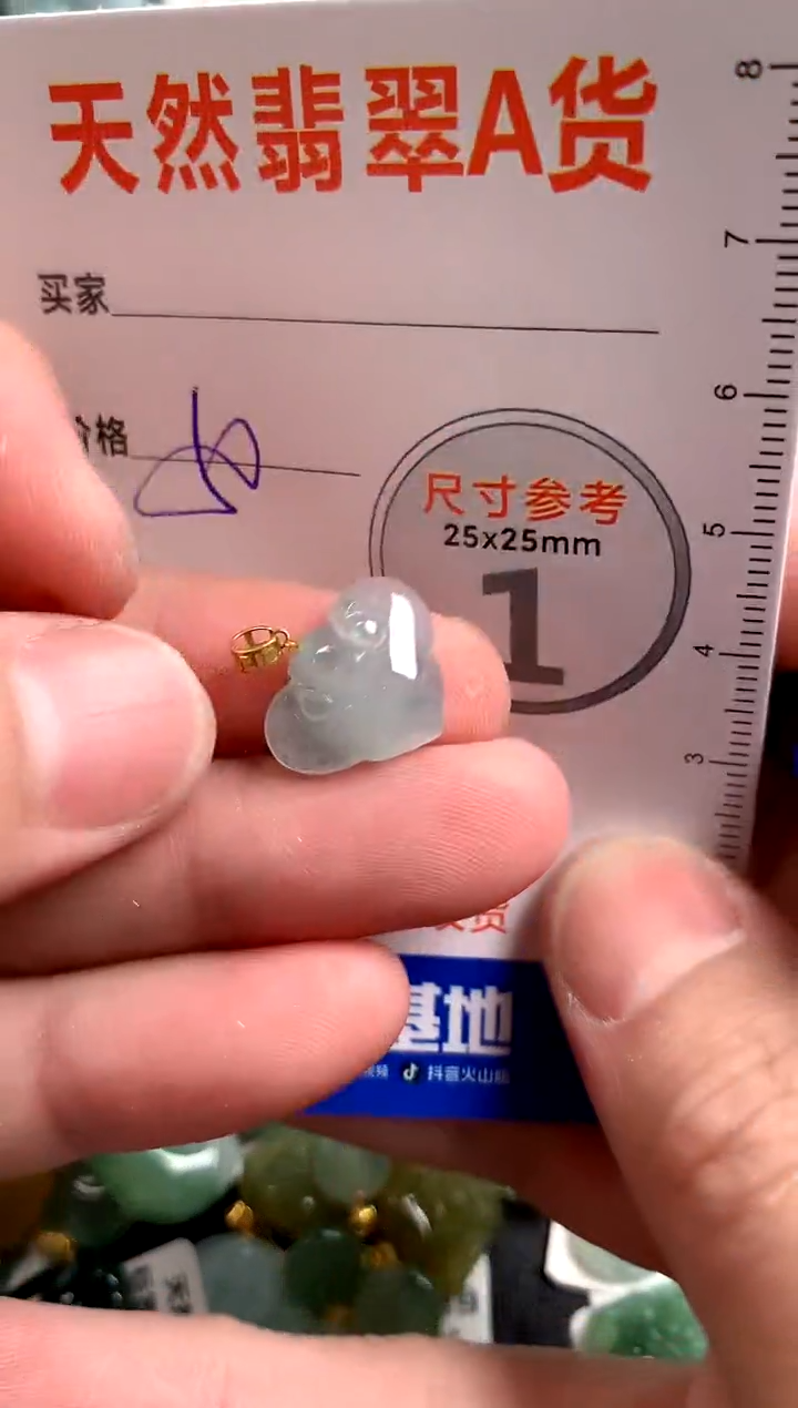【闪购商品】翡翠颈饰18K金镶嵌13003427