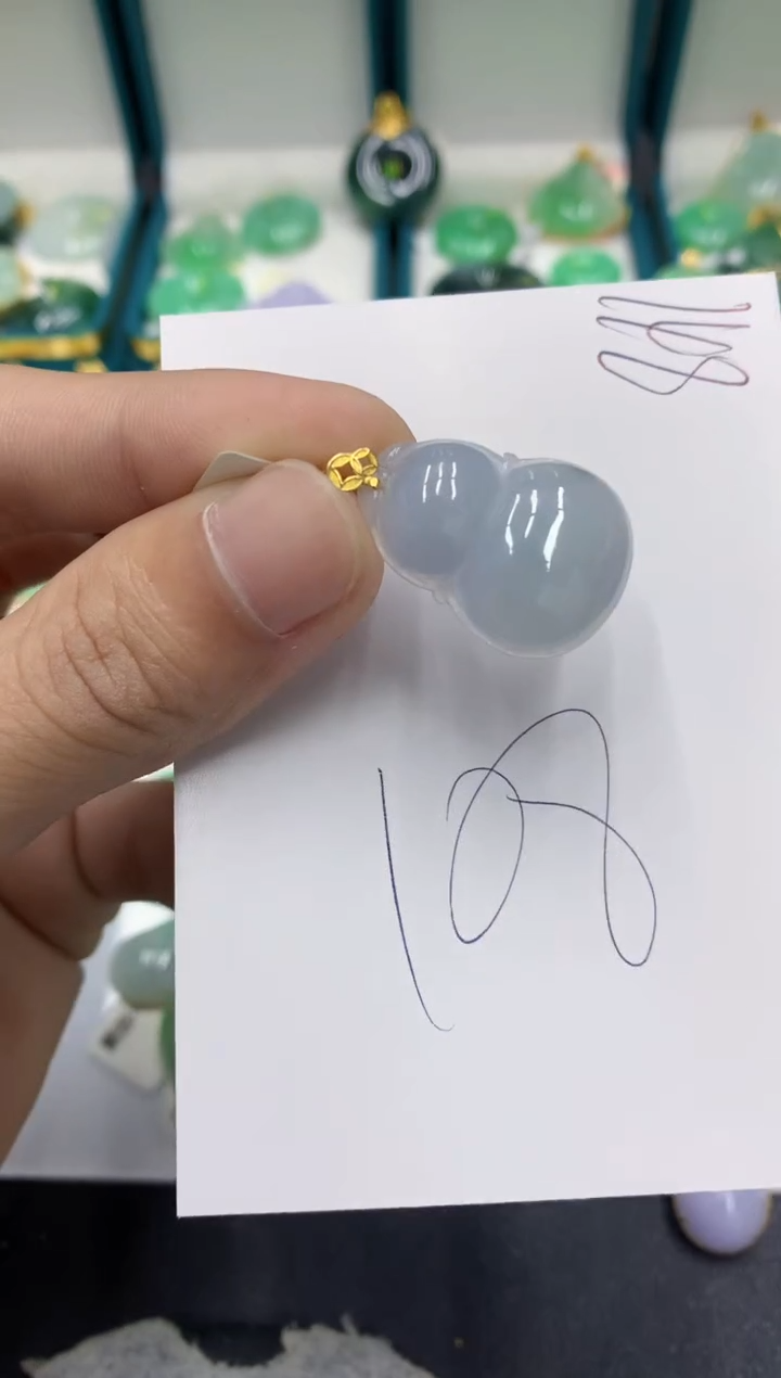 【闪购商品】翡翠颈饰18K金镶嵌翡翠
