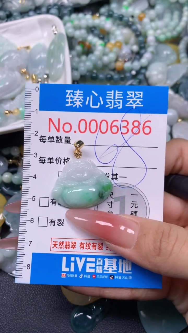 【闪购商品】翡翠颈饰未镶嵌含绳0006386