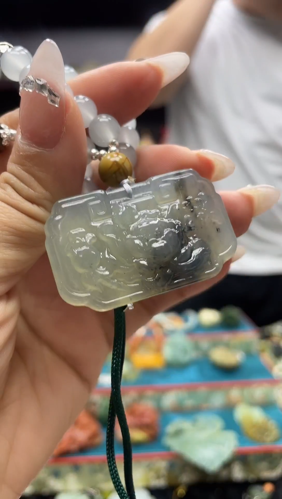 未镶嵌岫玉吊坠多样性发*货拍一发一