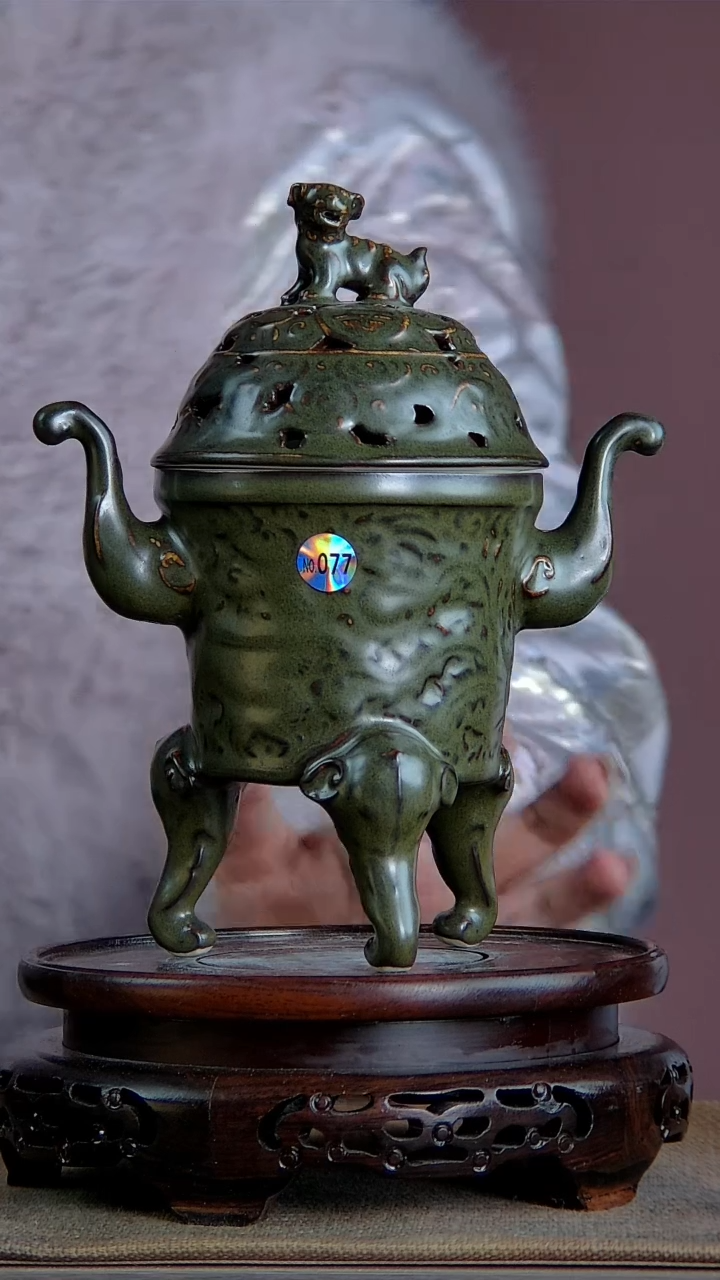 【闪购商品】景韵堂仿清茶叶末釉