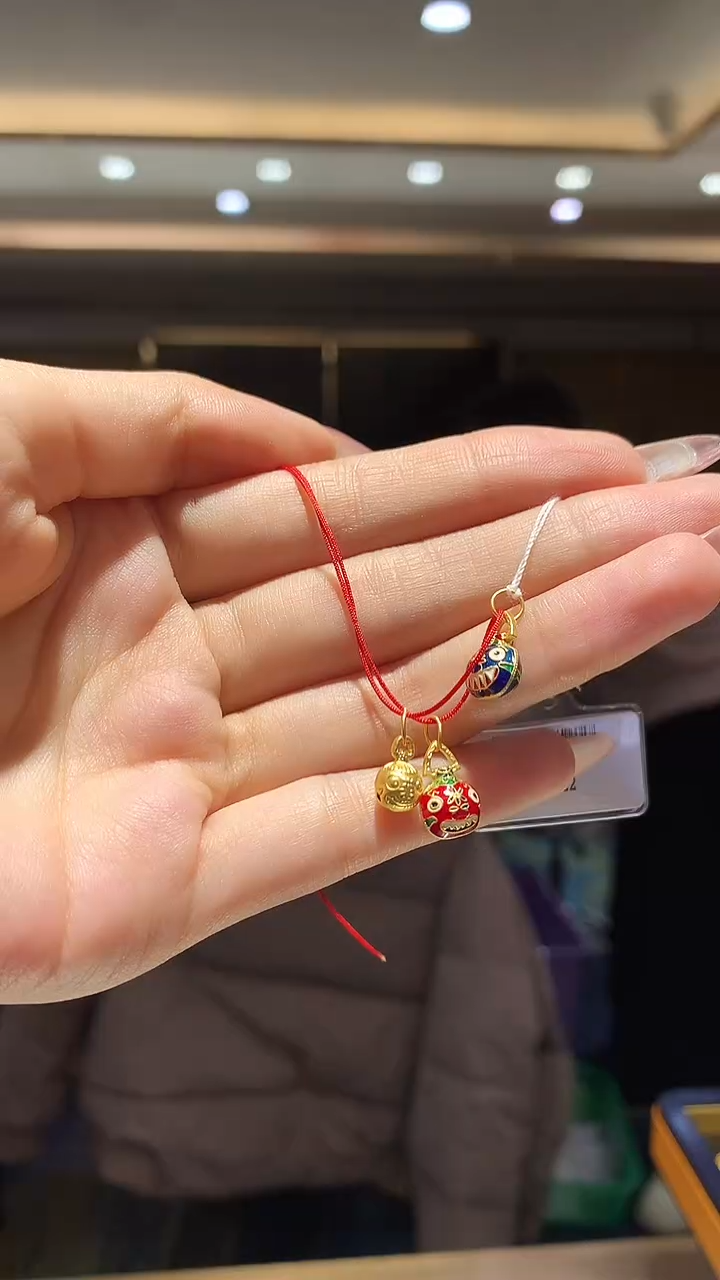 【闪购商品】定制足金手饰吞金兽手绳手串