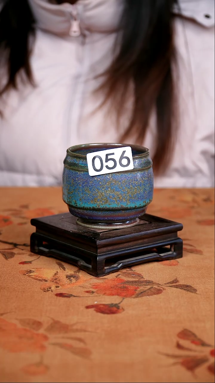 全品钧瓷茶器摆件