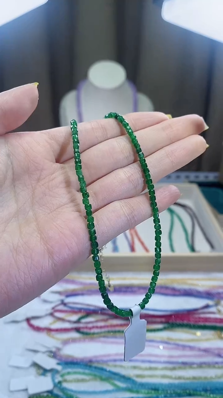 【闪购商品】祖母绿项链14K金镶嵌诗宁甄选珠宝SYZB99