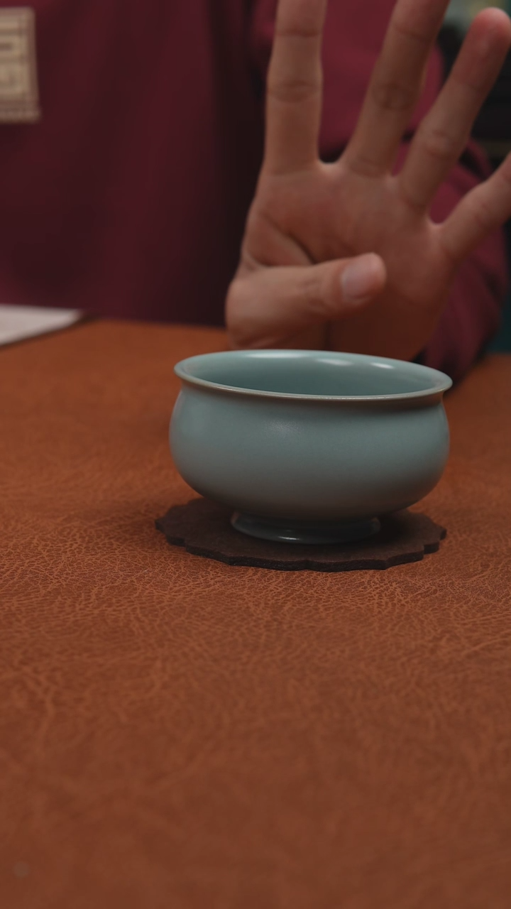 【闪购商品】杯汝州原产地原矿釉仿古微瑕杯子