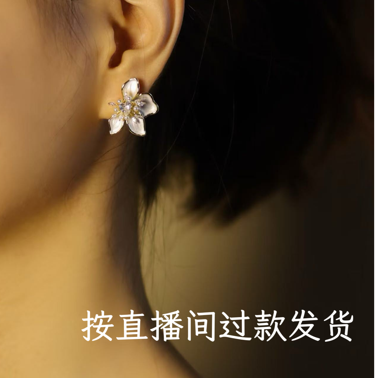 铜合金锆石耳饰 梵2421时尚耳饰