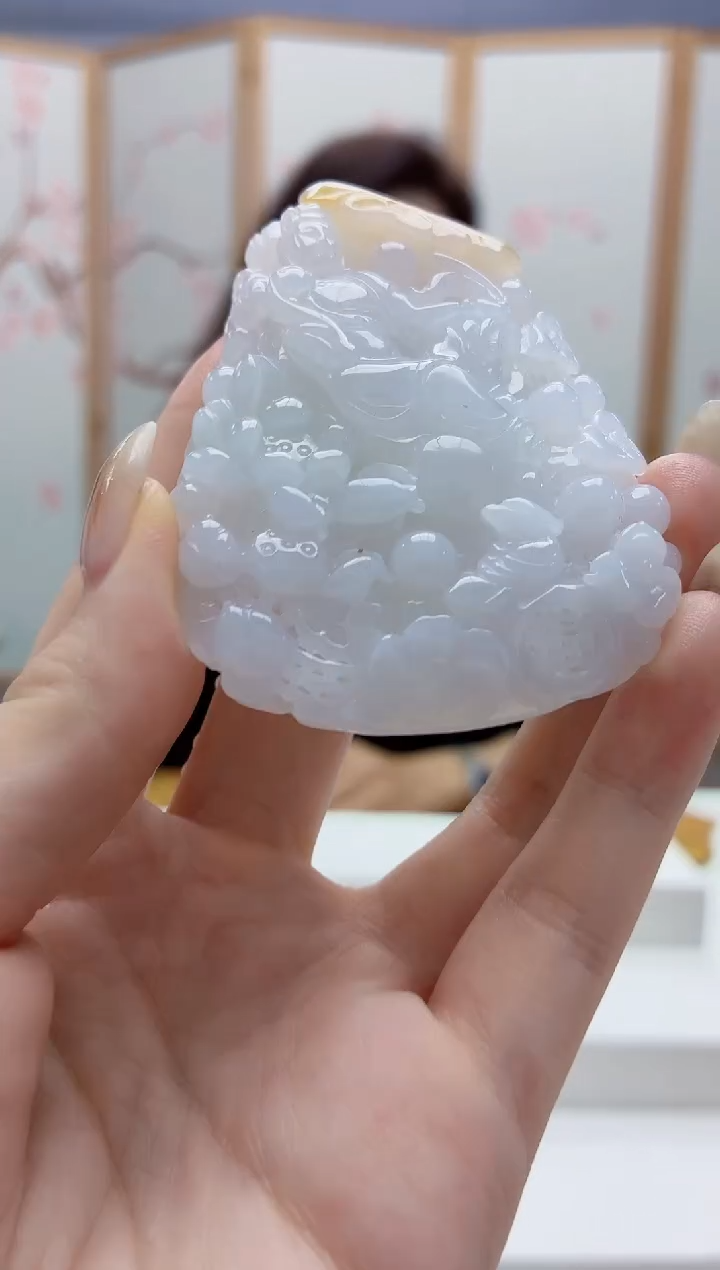 未镶嵌定制翡翠4829jw-毛货挂件44