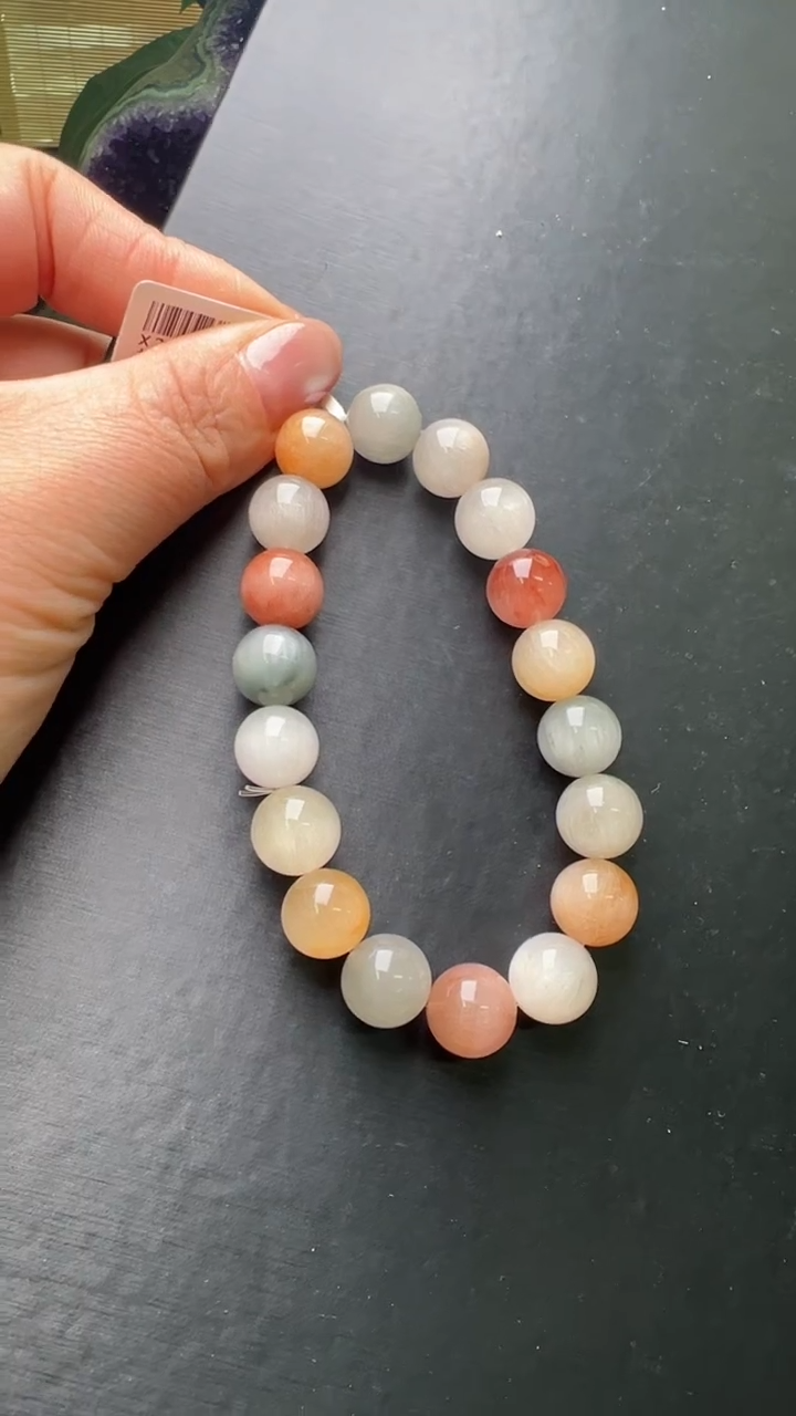 【闪购商品】水晶手串未镶嵌彩兔毛手串11m+-2 X26837