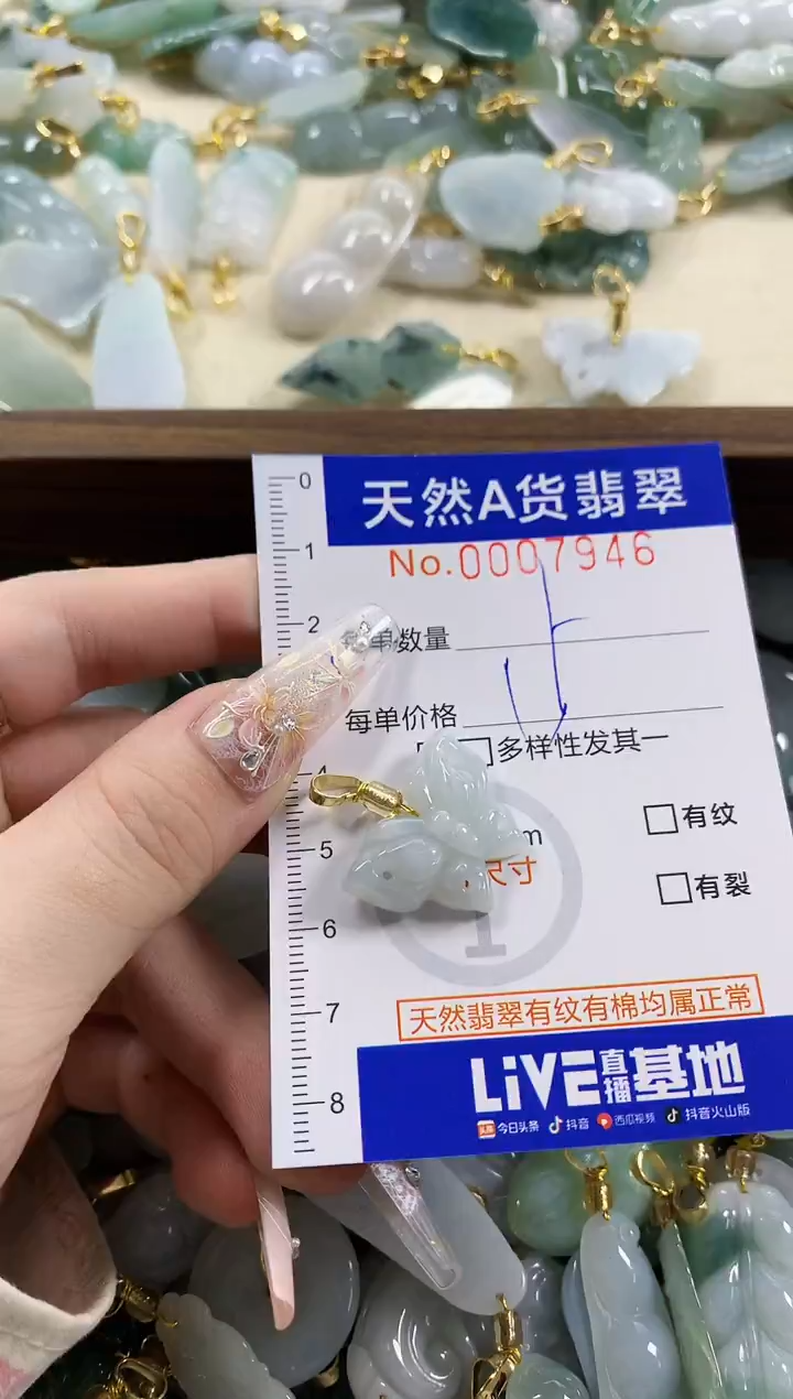颈饰未镶嵌翡翠天然A货翡翠
