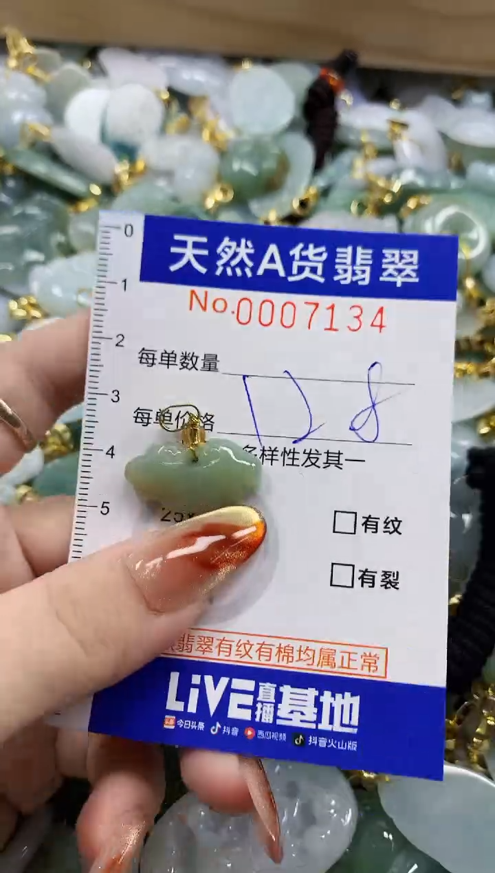 颈饰未镶嵌翡翠天然A货翡翠