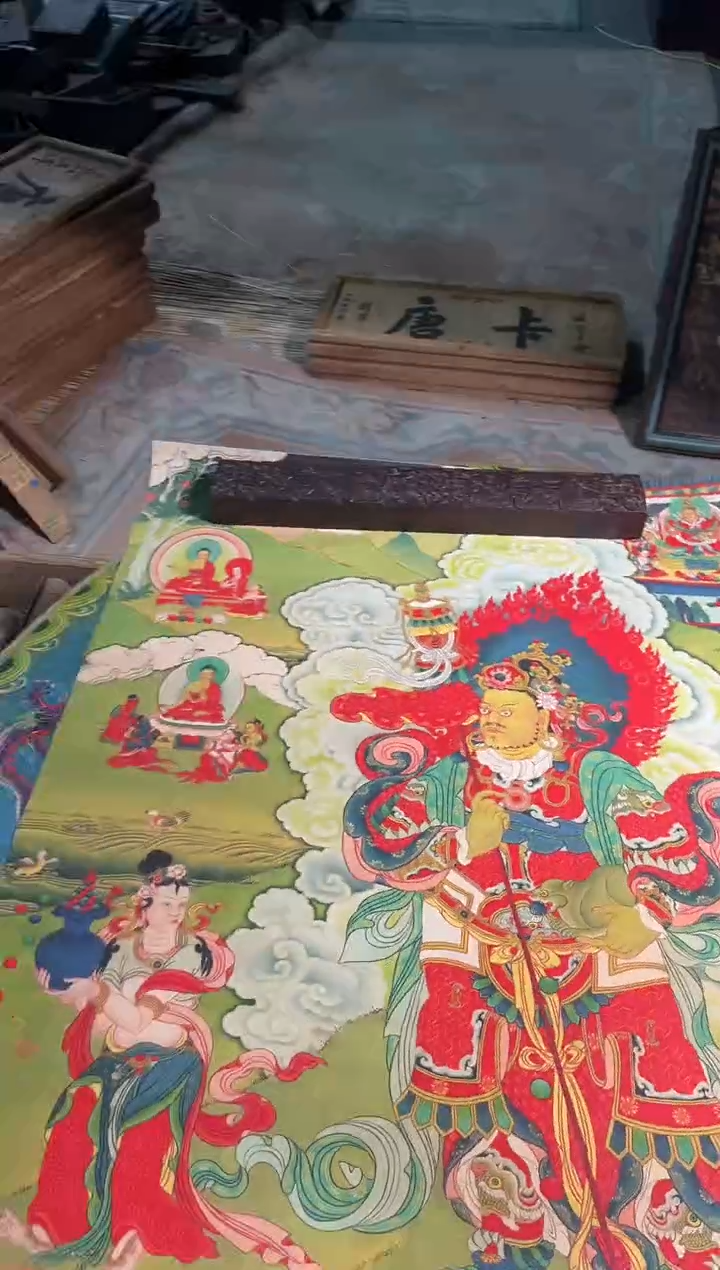 卷轴画卷轴画旭旭的唐卡