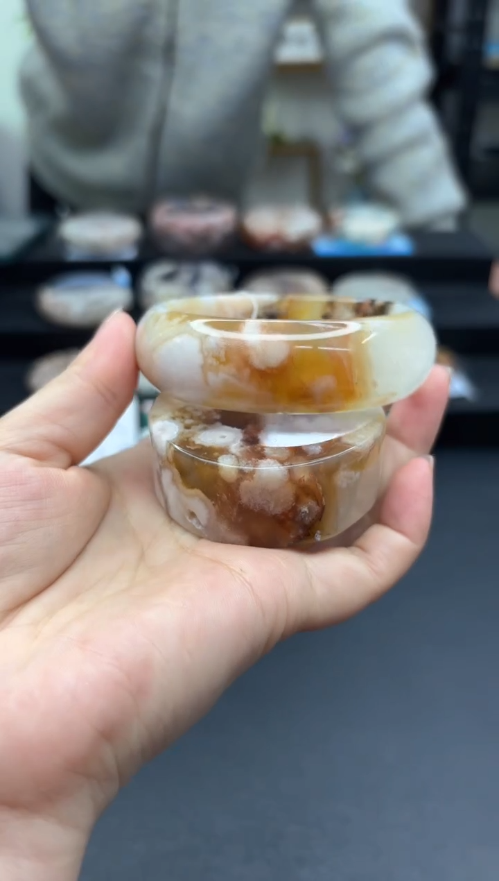 【闪购商品】石英质玉手镯未镶嵌C1184(58圈赠送镯心)