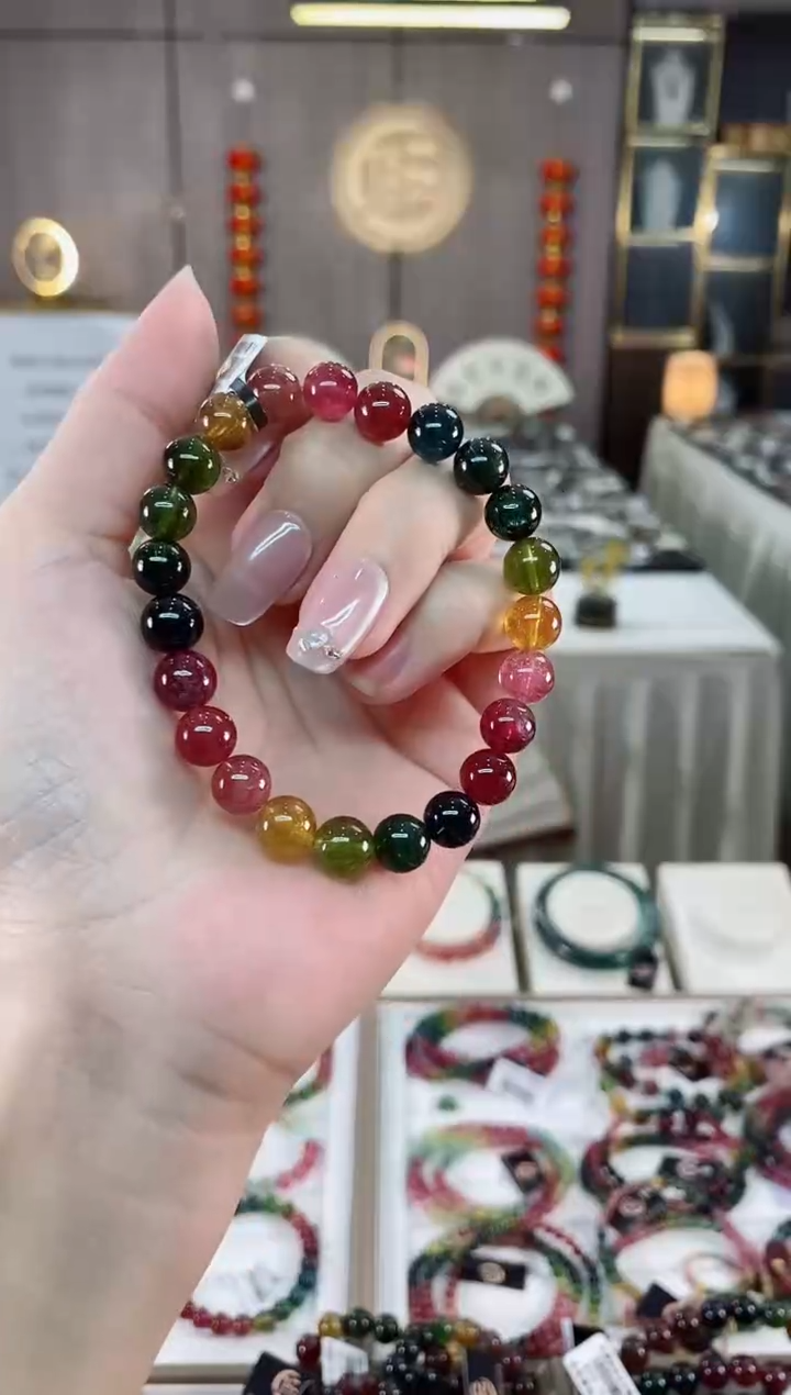 【闪购商品】单圈手串8mm+未镶嵌碧玺（多样性发一条）hon