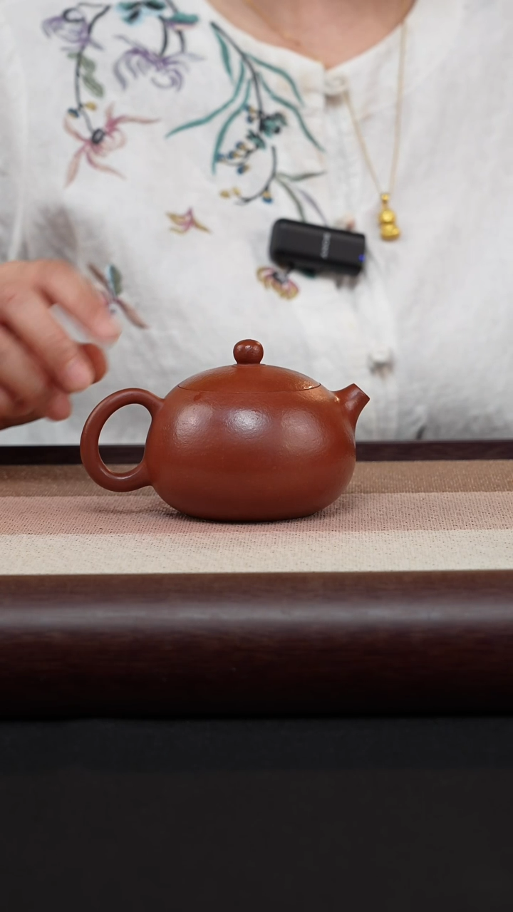 【闪购商品】紫砂茶壶朱泥-卡盖西施MH-1732