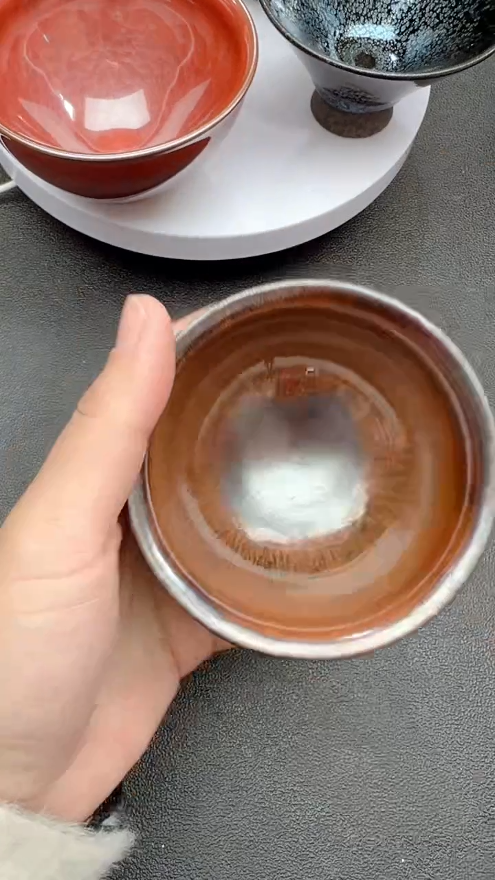 【闪购商品】茶盏498微瑕建盏建盏