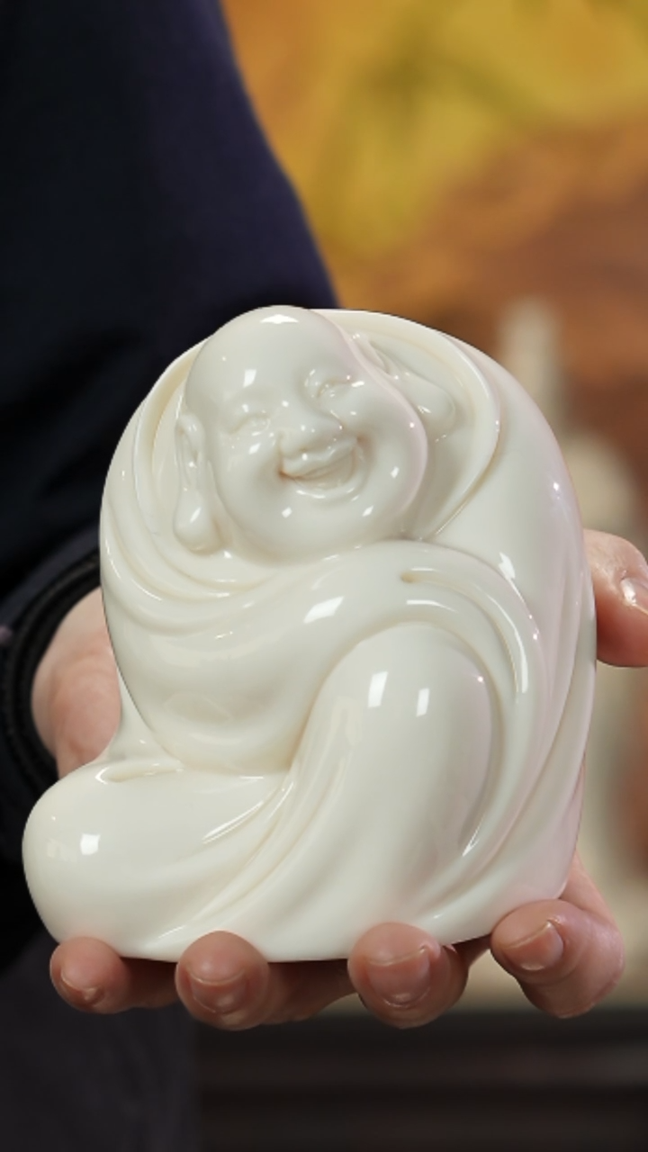 摆件陶用****5【陈明良大师作品】乐在其中弥勒佛