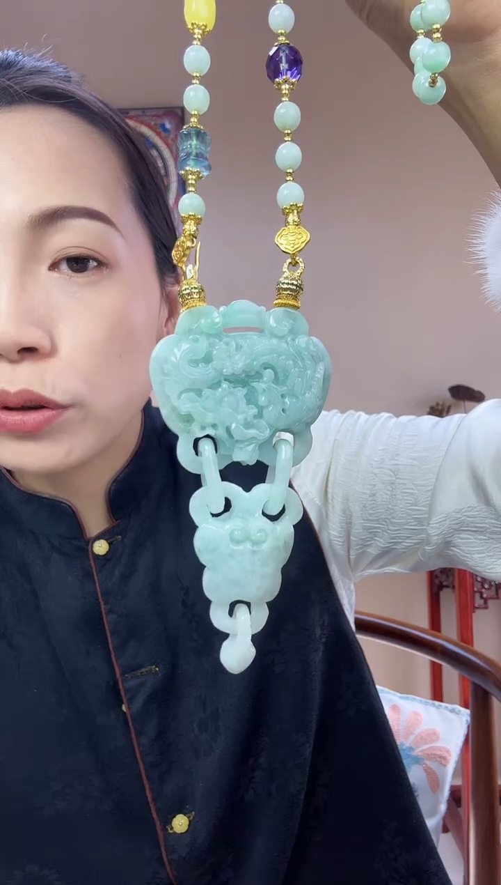 【闪购商品】翡翠颈饰未镶嵌特色原创翡翠颈饰