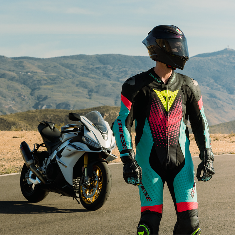 DAINESE/丹尼斯 LANA SECA 6连体摩托车骑行服男机车服赛车服
