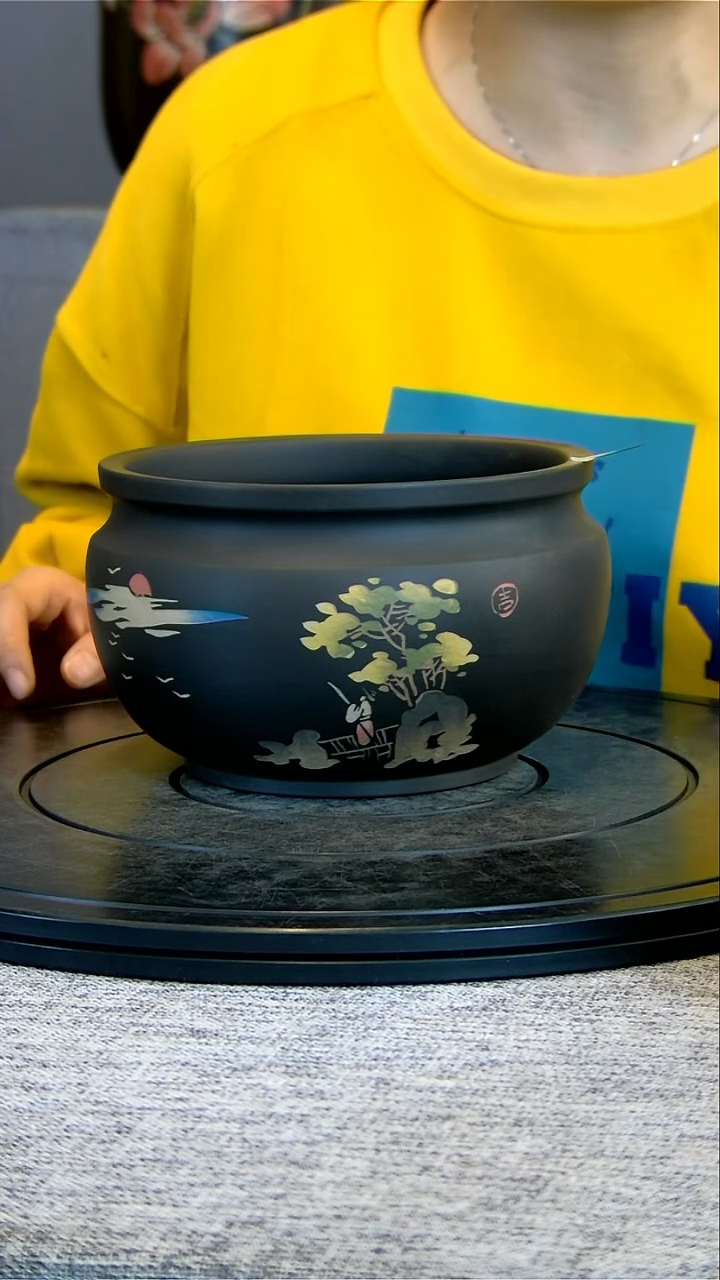 【闪购商品】建水全手工紫陶杯洗114