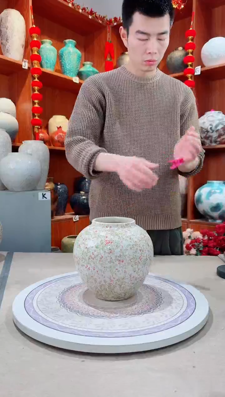 【闪购商品】瓶陶瓷花瓶 无花 微瑕a753 