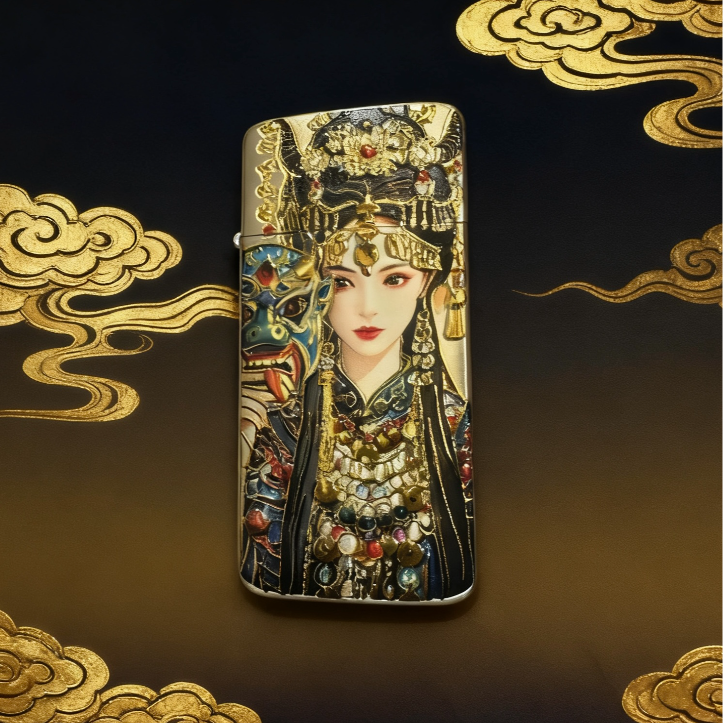 超薄鎏金珐琅彩扎基拉姆窄机 煤油机（配官方礼盒证书）Y