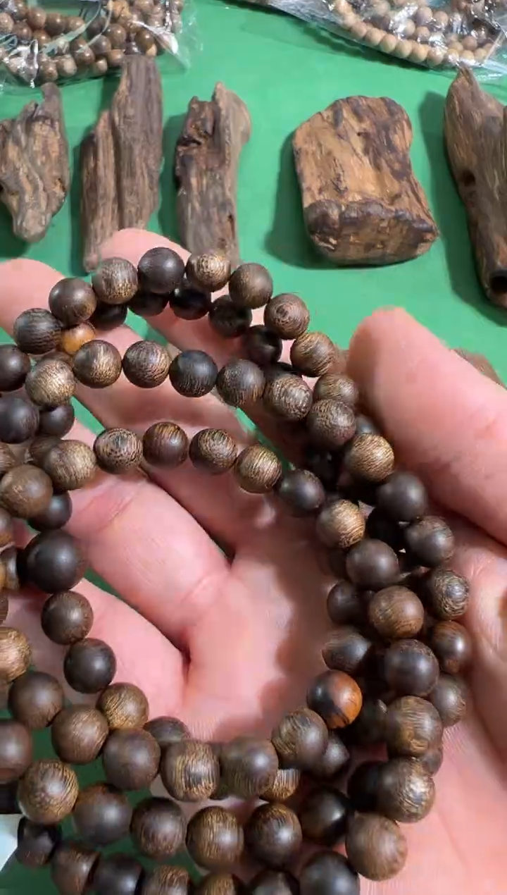 【闪购商品】沉香手串115号大叻白棋多样性发一