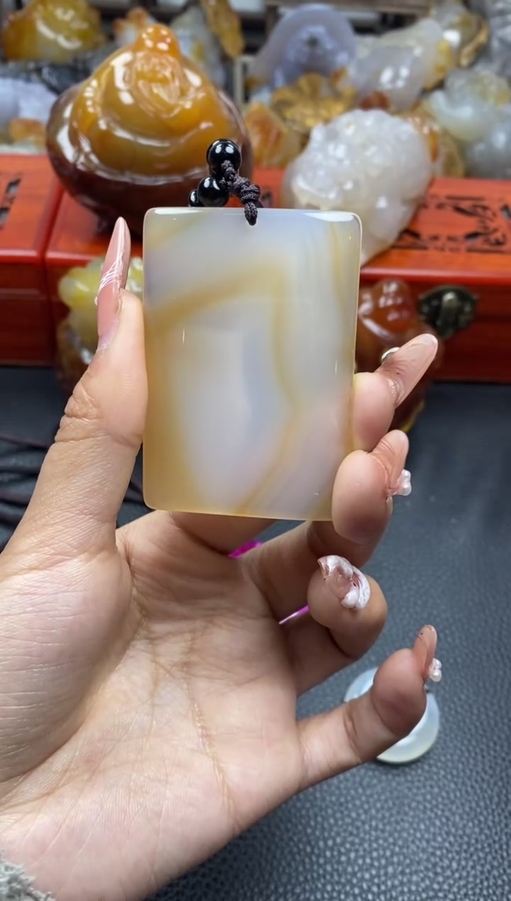 【闪购商品】玛瑙/玉髓挂件未镶嵌00