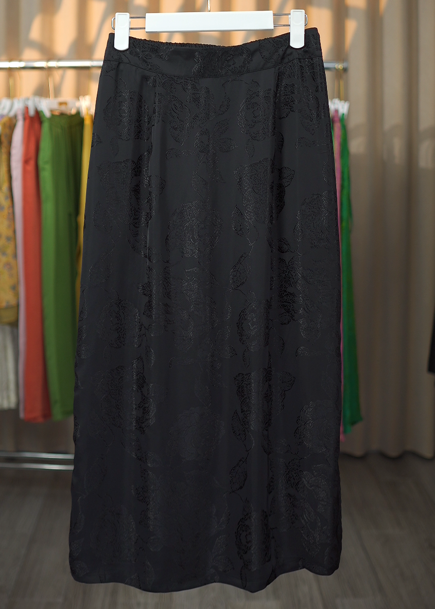 【南油轻奢半裙】新中式显瘦减龄百搭气质轻奢南油高端半身裙0564