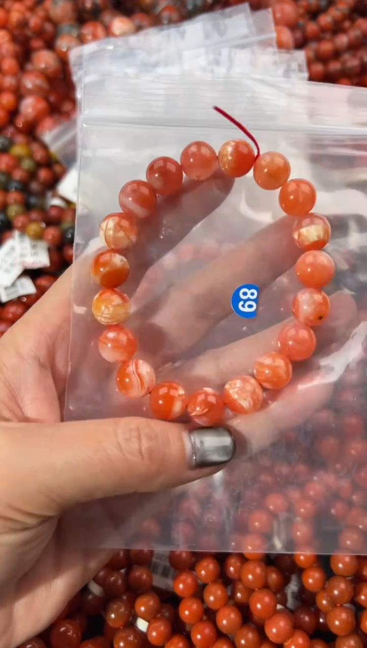 未镶嵌手串南红玛瑙10+