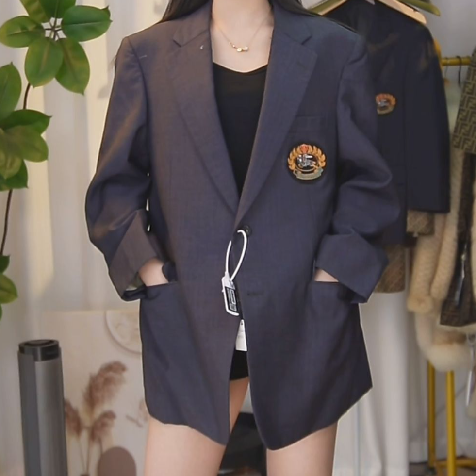 95新 BURBERRY/博柏利 巴宝莉战马西装外套/fy2204