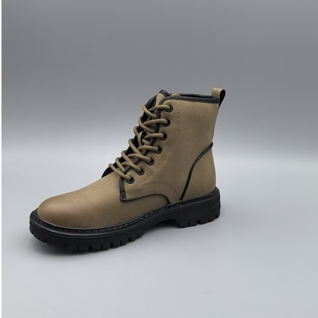 新款轻质厚底系带男士皮鞋休闲鞋C235