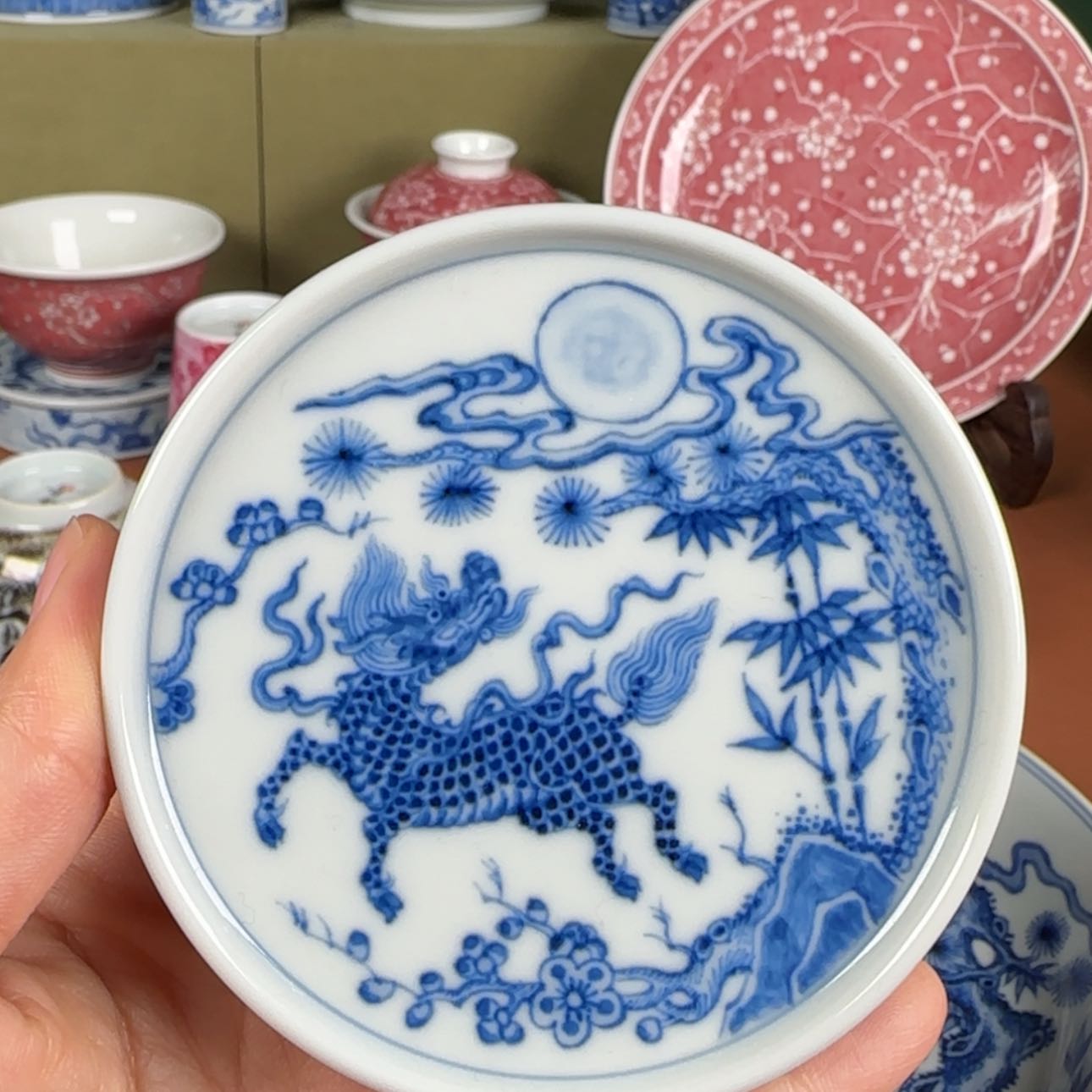 【闪购商品】瓷杯望月怀古
