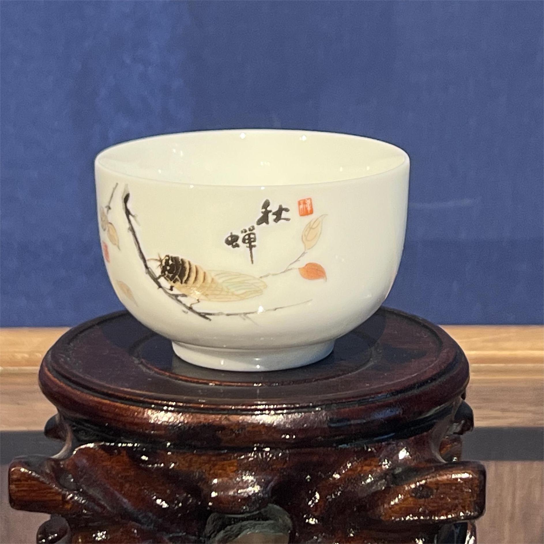 秋蝉客杯