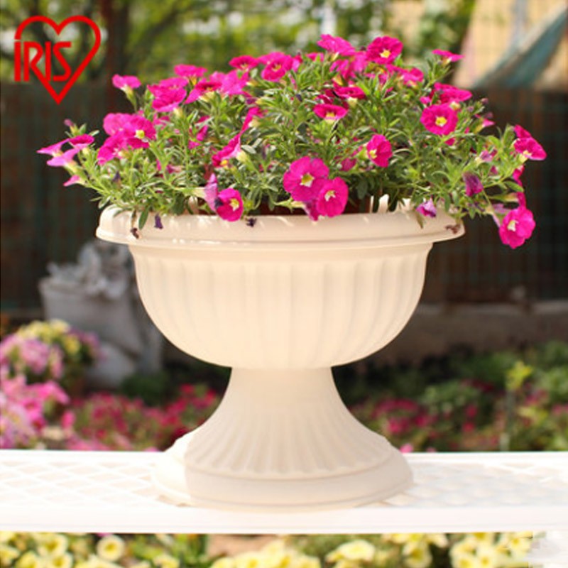 【设计师款】爱丽思浮雕半球花盆环保塑料花盆室外种植神器爱丽丝