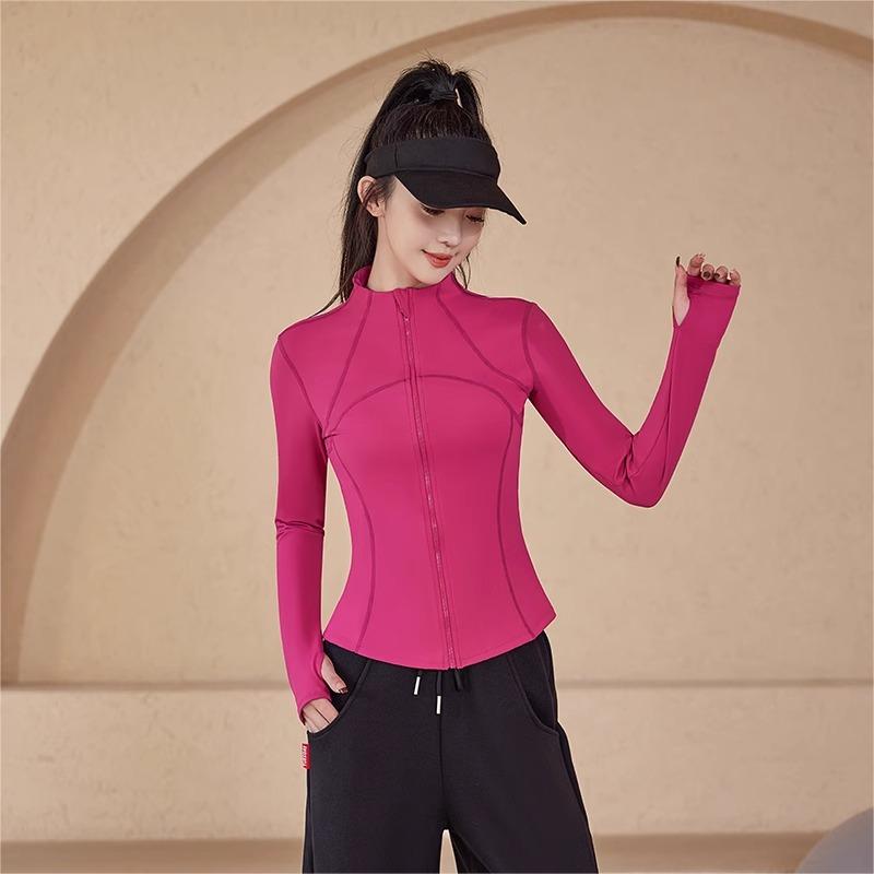 OTSA新款瑜伽服女跑步运动外套秋冬季健身上衣长袖运动休闲外套