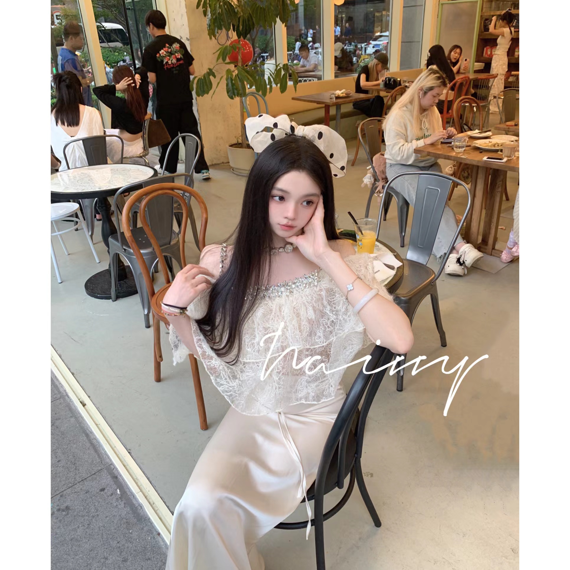 NAIVVY【琉云】法式小众长款气质温柔风名媛甜美显瘦半身裙