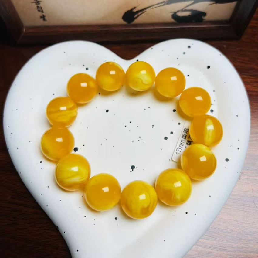 W024古巴新蜜鸡油红飘花17mm+