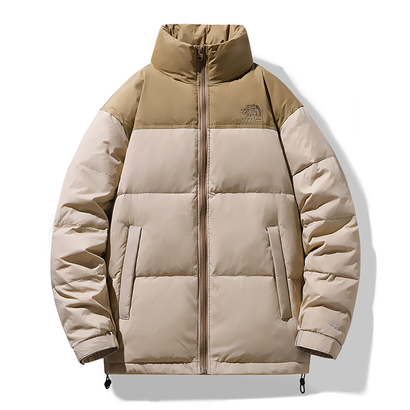 啄木鸟冬季新款白鸭绒羽绒服男士时尚潮流连帽男款立领百搭外套