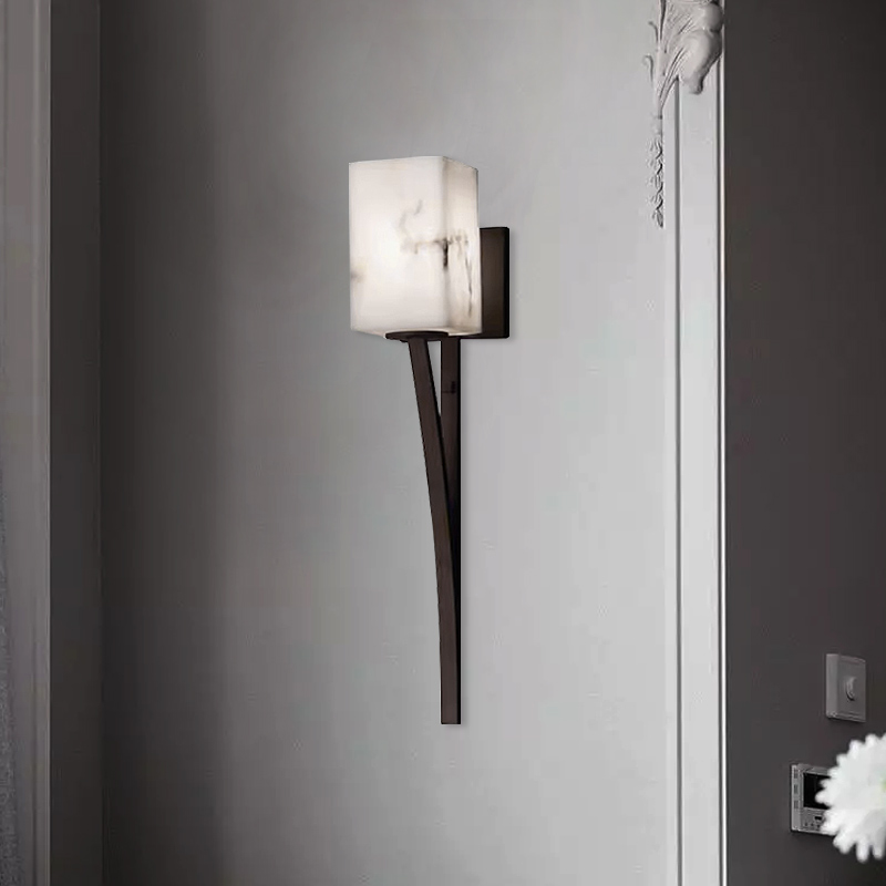 后现代北欧云石壁灯个性创意客厅沙发背景墙卧室书房楼梯过道壁灯