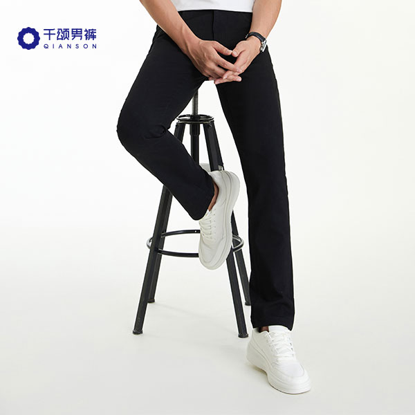 【388】春秋百搭男士黑色牛仔裤
