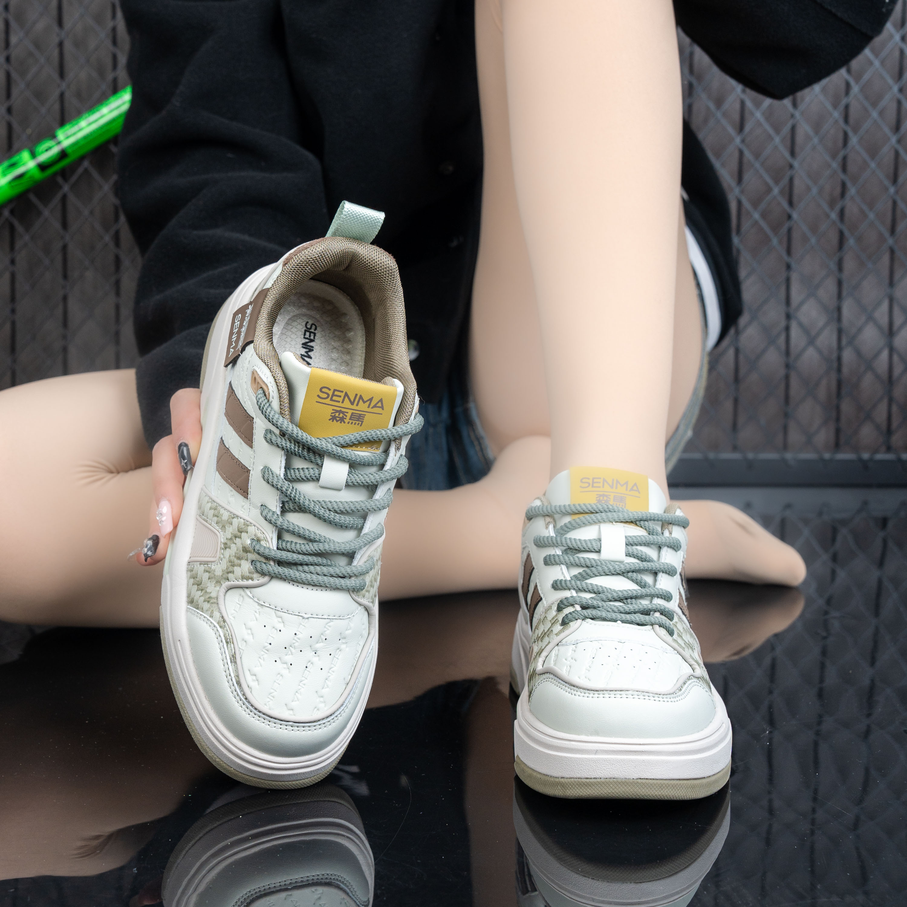 SENMA/森马板鞋男四季款新款情侣休闲百搭鞋子男士低帮运动鞋女鞋