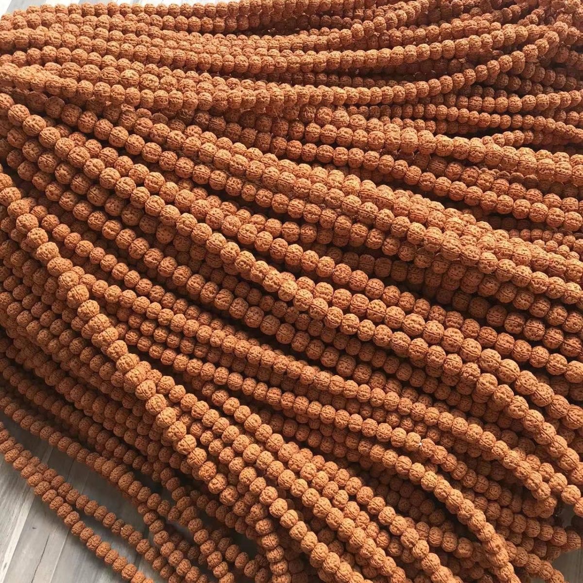 随机精品小金刚菩提子108颗满肉梅花桩双龙纹龙鳞盘龙纹原籽佛珠