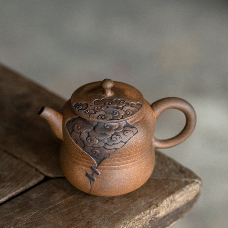 百垚老岩泥纯手工泡茶壶中式家用陶壶功夫茶具个人专用陶瓷泡茶器