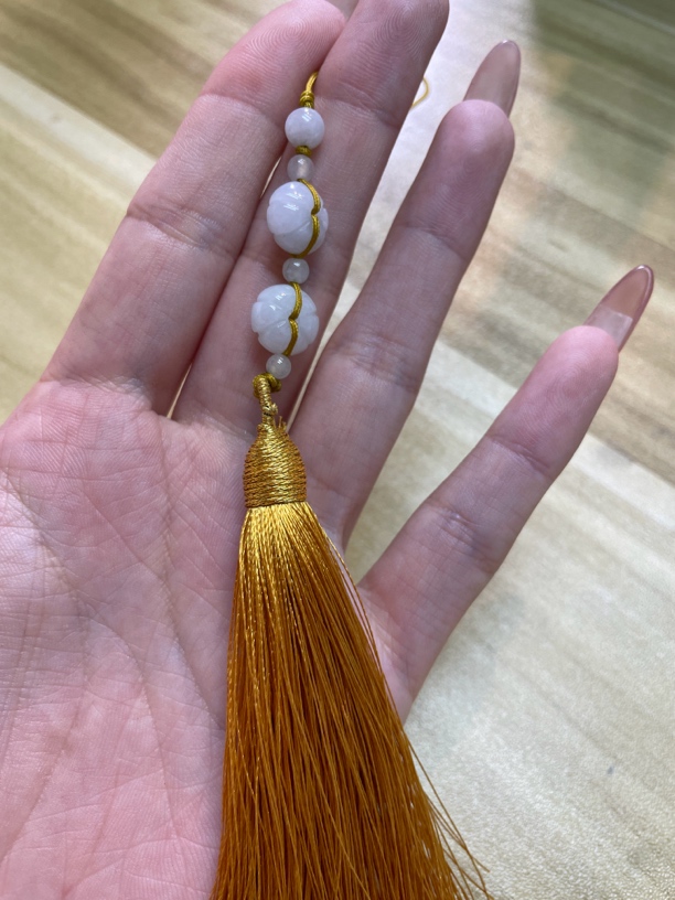 天然翡翠高冰车挂