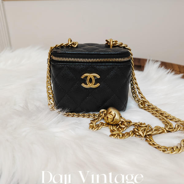 大吉中古/CHANEL香奈儿23P爱心金球盒子斜挎包