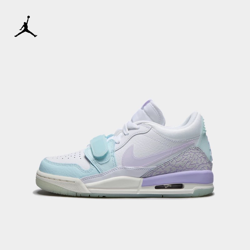  NIKE耐克Air Jordan 312时尚舒适耐磨低帮白蓝紫GS板鞋HQ3820151