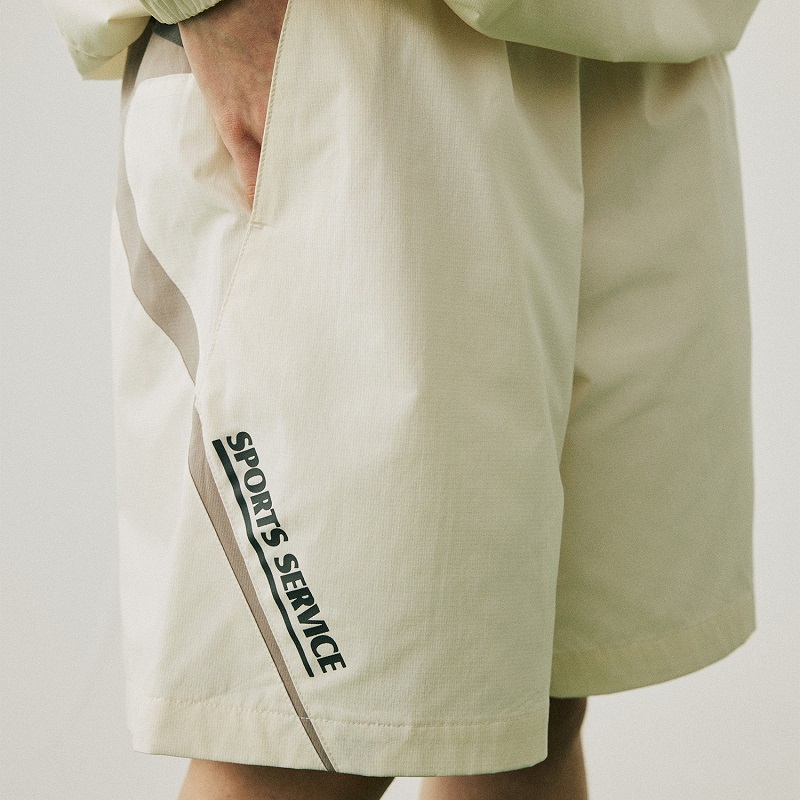 PINSKTBS 24SS日系宽松休闲运动户外足球抗皱速干防水运动短裤男