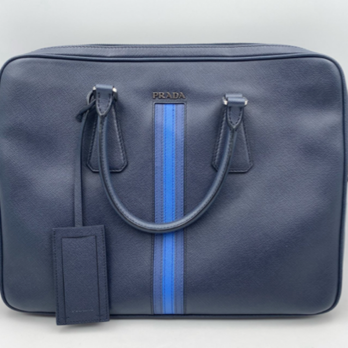 95新 Prada/普拉达 普拉达 prada 深蓝色 男 公文包/JW2044