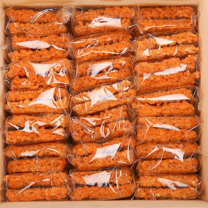 【零食推荐】蟹香咸蛋黄糯米锅巴网红蟹黄零食办公室休闲小吃食品